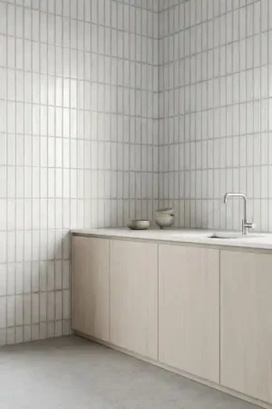 Offre Spéciale carrelage KARATSU POLAR WHITE 11,5x23,1 cm effet zellige